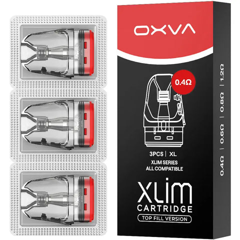 OXVA XLIM 系列空倉／Pod 規格選項 package