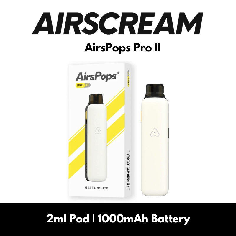 AIRSCREAM AirsPops Pro II 電子煙主機與耗材 specs