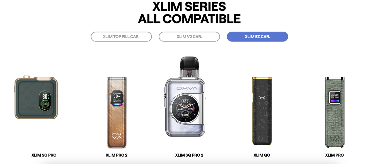 OXVA XLIM SQ PRO 2 主機與空倉選項 compatibility