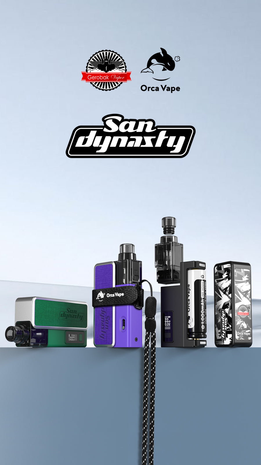 小海豚大小煙主機Orca Vape San Dynasty 30W detail