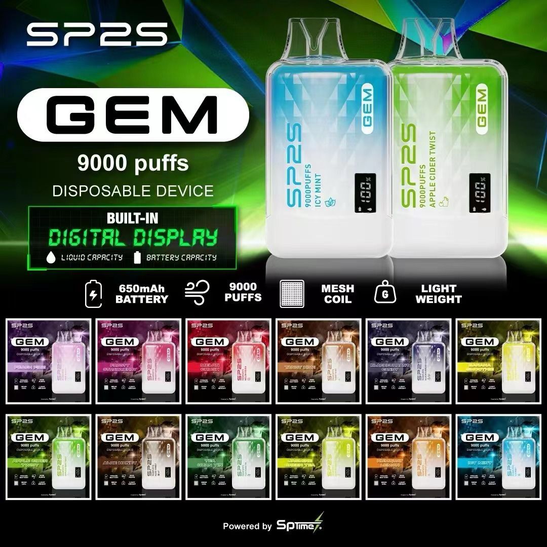 SP2S GEM拋棄式電子煙思博瑞一次性9000口 specs